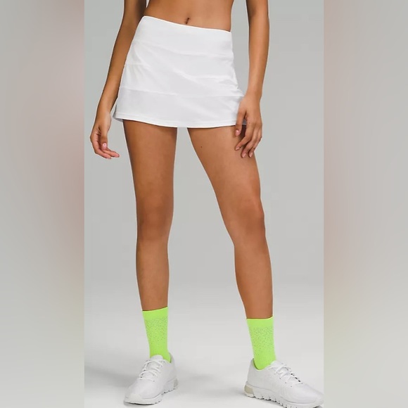 Lululemon Mid-rise Pace Rival Skirt, size 10, white - Picture 10 of 16